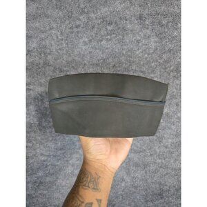 US Army Hat Cap Fitted Mens Army Green Garrison AG-344 Light Blue Piping Uniform